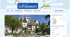 Desktop Screenshot of clevacances-jura.com