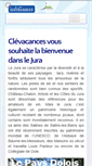 Mobile Screenshot of clevacances-jura.com